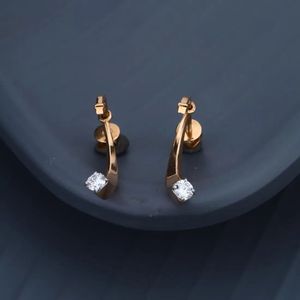 Pendientes de Diamante Cultivado en Laboratorio, Joyería Fina, Elegantes y Brillantes, Pendientes de Moda, Joyería Contemporánea - Product Image 4