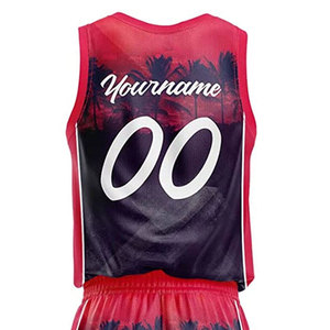 Producto Popular: Conjuntos de Uniformes de Baloncesto Sublimados, Nueva Ropa Deportiva, Conjunto de Camiseta y Pantalones Cortos de Baloncesto para Entrenamiento, Personalización para Equipos y Clubes - Product Image 5