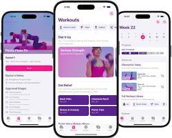 Plateforme de fitness et de bien-être proposant des programmes d'entraînement, un suivi nutritionnel, la réservation d'un entraîneur, la surveillance des progrès et des services personnalisés. - Product Image 2