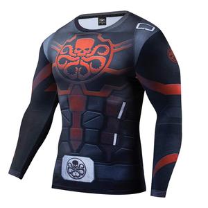 Professional Gym Rash Guard <b>Athletic</b> Compression Shirt Custom Printing Sportswear Manufacturer - Product Image 2