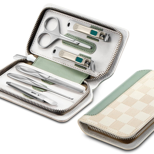 High Quality Professional Manicure Grooming Kit with PU Leather Case Stainless Steel <b>Nail</b> <b>Tools</b> OEM Available - Product Image 6