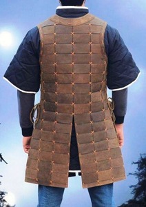 Armadura de Caballero Vikingo Hecha a Mano, Armadura de Pecho de Cuero Ajustable, para Halloween, Feria Renacentista, Juego de Roles, Fiesta - Product Image 2