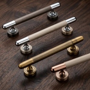 Modern Style <b>Pull</b> <b>Handle</b> Brass Graphite Black CP Finish Durable Grip <b>Door</b> Hardware for Entrance Gates and Glass Facades - Product Image 3