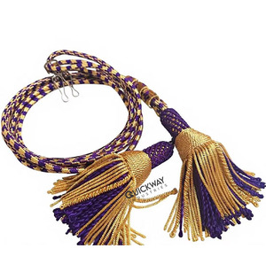 สายคล้องคอพระสังฆราชแบบคลาสสิก ถักด้วยเส้นด้ายโลหะ 100% - Product Image 1