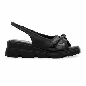 Sandalia de tacón formal negra PU0241 - Product Image 3