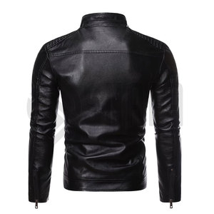 <b>Men's</b> Fashion Design New Arrival <b>Leather</b> <b>Jacket</b> For <b>Men</b> Pu <b>Leather</b> <b>Jackets</b> Premium Quality Cowhide <b>Leather</b> <b>Jacket</b> - Product Image 3