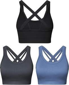 2025 Women's Eco-Friendly Breathable Adjustable High Support Plus Size Four-<b>Way</b> Stretch Activewear Quick-Dry Nylon Solid Color - Product Image 1