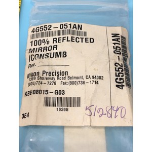 กระจกสะท้อนแสง Nikon 4G552-051AN 100% ของแท้, รุ่นที่ 2 และ - อุปกรณ์และอะไหล่เซมิคอนดักเตอร์ระดับโลกที่เชื่อถือได้ที่ - Product Image 5
