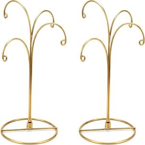 Support de boule de Noël en métal doré de haute qualité pour décoration de Noël - Product Image 1