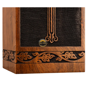 Handcrafted christians cultural urns & Natural Wood Cremation Urn Ashes <b>Box</b> Artistic Funeral <b>Memorial</b> <b>Keepsake</b> by AYAANS - Product Image 6