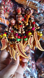 Eco Friendly Wooden Hair <b>Bun</b> Stick Handmade Hair <b>Pin</b> Women Hair Fork <b>Bun</b> Holder 13CM AMULYYAM OVERSEAS Ethnic Fashion Hair - Product Image 3