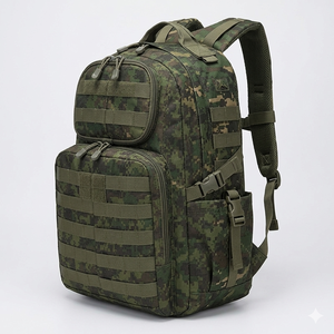 Large MOLLE Waterproof Tactical <b>Backpack</b> Polyester Internal Frame PVC Lining for Camping Hiking Trekking 3 Day Assault Pack - Product Image 3