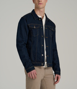 โรงงานผลิตเสื้อแจ็คเก็ตเดนิมผ้าฝ้ายสโตนวอชแบบมีกระดุมและกระเป๋า รับผลิตแบบ OEM ODM แบรนด์ส่วนตัว สั่งผลิตได้จำนวนน้อย พร้อมปักโลโก้ตามแบบ - Product Image 3