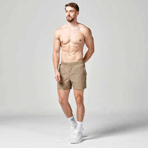 Shorts de sport pour hommes 2 en 1, 100% coton, séchage rapide, compression, course en plein air, style streetwear, taille élastique, imperméable - Product Image 3