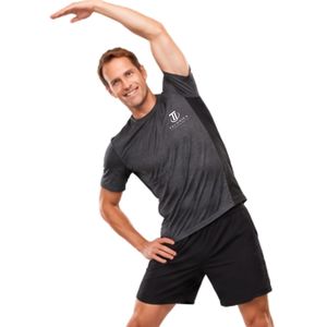Ensemble de t-shirt et short de sport pour homme pour les squats, la musculation, la remise en forme, les exercices sportifs - Product Image 1