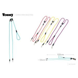 Yommy <b>Pet</b> <b>Leash</b> 120cm Round Rope Solid Color Dog Walking Lead - Product Image 1