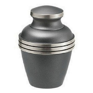 Urnes funéraires en aluminium pour adultes avec bande gravée, finition en étain et couleur blanche, urne funéraire en métal pour cendres humaines - Product Image 3