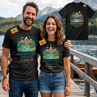 Camiseta de Moda para Hombre, de Alta Calidad, Personalizada, OEM, Estilo Casual, Corte Holgado, Tejido Terry, Hombros Caídos, Estampado en Ambos Lados, Ecológica