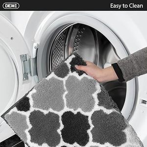 Tapis de bain antidérapant moderne nordique personnalisé en microfibre polyester TPR, tapis de sol absorbant pour la salle de bain et les toilettes domestiques - Product Image 2