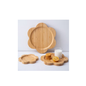 Bandeja Decorativa de Madera de Acacia Pulida con Forma de Luna y Estrella, para Organización y Almacenamiento de Joyas - Product Image 6