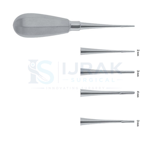 Ijrak Instrument chirurgical dentaire en acier inoxydable, outil d'extraction dentaire manuel à 3 griffes, poignée ergonomique, couleur argent, classe - Product Image 6