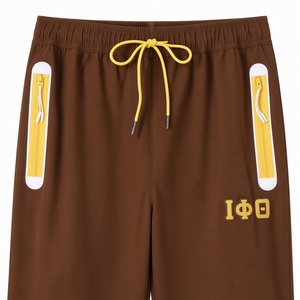 Pantalones Deportivos para Hombre, Color Marrón, Resistentes al Agua, Ligeros, para Correr, con Elástico - Product Image 5