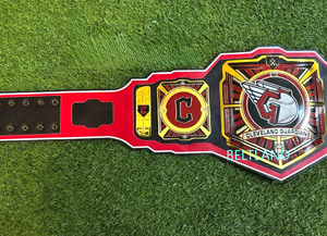 Cinturón de Campeonato de los Cleveland Guardians, Talla Adulto, Modelo Legacy, Hecho en Zinc de 2mm y 4mm - Product Image 4