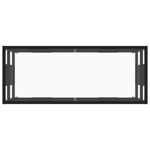Mueble de TV Negro y Transparente para Sala de Estar - Product Image 4