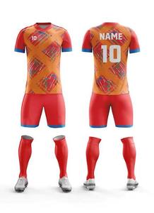 Conjunto de Uniforme de Fútbol Sublimado Personalizado, Estampado Geométrico Rosa y Negro, Cuello en V, Manga Corta, Absorbe la Humedad, Corte Atlético Unisex para Adultos - Product Image 5