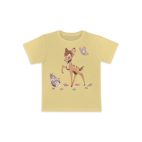 T-shirt imprimé pour filles, 100% coton, tricot doux, manches courtes, été, décontracté, pour enfants
