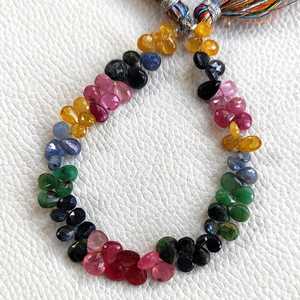Cuentas de Piedras Preciosas Naturales de Esmeralda, Rubí y Zafiro, Corte Brillante, Calidad AA+, Certificadas por Terceros, para la Fabricación de Joyas, Venta al por Mayor - Product Image 6