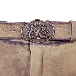 Shorts Lederhosen traditionnels bavarois pour hommes 100% polyester satiné anti-plis imperméable respirant style vintage décontracté chic - Product Image 4