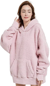 Sudadera con Capucha Impermeable 100% Algodón, Sudadera de Moda para Mujer, Diseño Holgado para Invierno - Product Image 2