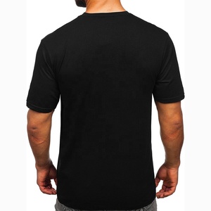 T-shirt à manches courtes pour homme, coupe classique, 100% coton, écologique, respirant, séchage rapide, haute qualité, imprimé personnalisé, motif uni - Product Image 5