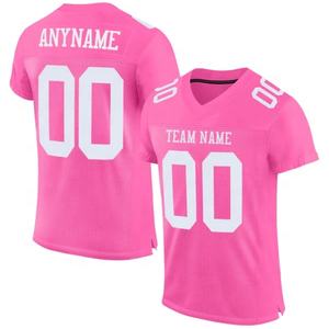 Camiseta de fútbol americano personalizada para hombre 2025, transpirable, de talla grande, manga corta, sublimación, diseño impreso, camiseta cosida, crear - Product Image 5