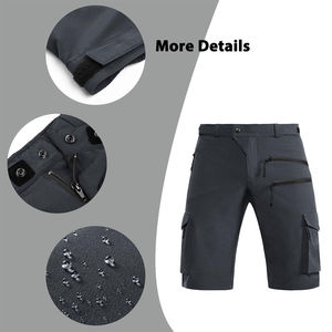Nouveaux shorts de sport d'extérieur pour hommes, logo personnalisé, style motard, coupe confortable, séchage rapide, respirant, pour l'exercice, la course à pied, utilisation active - Product Image 3