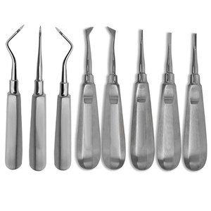 Ensemble d'élévateurs dentaires manuels réutilisables en acier inoxydable à prix de gros pour usage clinique professionnel HEALTH BAY INSTRUMENTS - Product Image 1