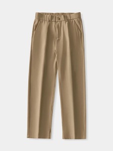 Pantalones Formales Rectos de Moda Europea y Americana para Hombre, Marca de Alta Calidad, Corte Holgado, Pantalones Bellini, Color NEGRO, Chinos Elásticos - Product Image 4