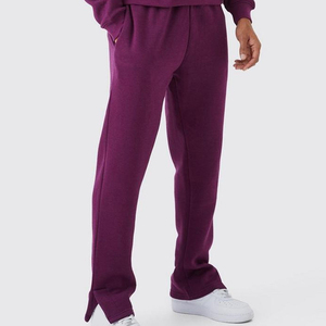 High Quality Custom Plain Men Sportswear Tracksuit French Terry Cotton <b>Hoodie</b> Sweatpants Sets Oversized Tracksuits for Men - Product Image 4