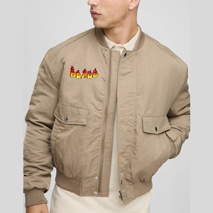 Veste de baseball en cuir PU avec logo personnalisé, broderie chenille, veste de baseball pour hommes - Product Image 4