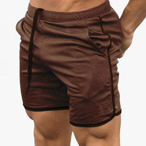 กางเกงขาสั้นกีฬาผู้ชาย แห้งเร็ว เอวยางยืด ผ้าแคนวาส กางเกงชายหาดสั่งทำพิเศษ สำหรับวิ่งออกกำลังกาย ฟิตเนส เสริมสร้างกล้ามเนื้อ - Product Image 4