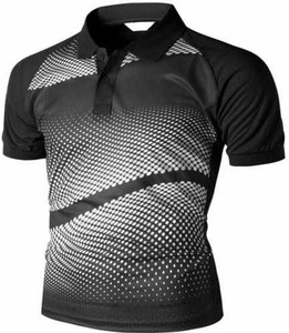 เสื้อยืดกีฬาคอปกโพลีเอสเตอร์สำหรับผู้ชาย - Product Image 5