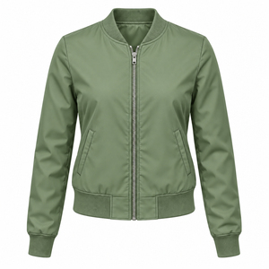 2026 <b>Women</b> Bomber Jackets <b>Windbreaker</b> Breathable Custom Logo Design Plus Sized <b>Women</b> Bomber Jacket OEM Service - Product Image 2