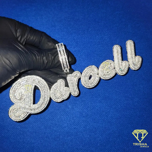 Personalized "Darcell " Letter Pendant Gold Plated Hip Hop <b>Chain</b> Luxury Jewelry - Product Image 1