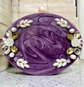 Pochette de Soirée de Luxe pour Femme en Résine Acrylique Transparente – Sac à Main de Créateur Tendance pour Mariage - Product Image 1