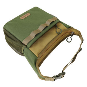 Insulated Cooler Bags Green Outdoor Casual Style Zipper Closure Camping Canvas Shoulder Bag - Product Image 6