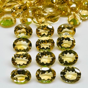 Citrino brasileño natural de 10 mm y 8 mm, piedras de citrino amarillo ovaladas, gemas sueltas sin tratar, precio al por mayor para la fabricación de joyas. - Product Image 3