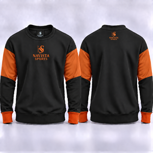 High Quality Blank Heavy Cotton Fleece Sweatshirts Crew Neck Hoodies & Sweatshirt Custom logo Men's <b>Crewneck</b> Sweat shirt - Product Image 3