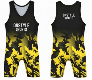 โรงงานขายส่งเสื้อกีฬา ONSTYLE แบบซับลิเมชั่นสำหรับวิ่งมาราธอน ชุดเสื้อกล้ามผ้าโพลีเอสเตอร์ตาข่าย 220 กรัม ผลิตตามสั่งสำหรับผู้ชาย ป้องกันแบคทีเรีย - Product Image 3