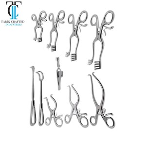 Ensemble complet d'instruments de rétraction chirurgicale professionnels en acier inoxydable pour la chirurgie générale en milieu hospitalier - Product Image 5